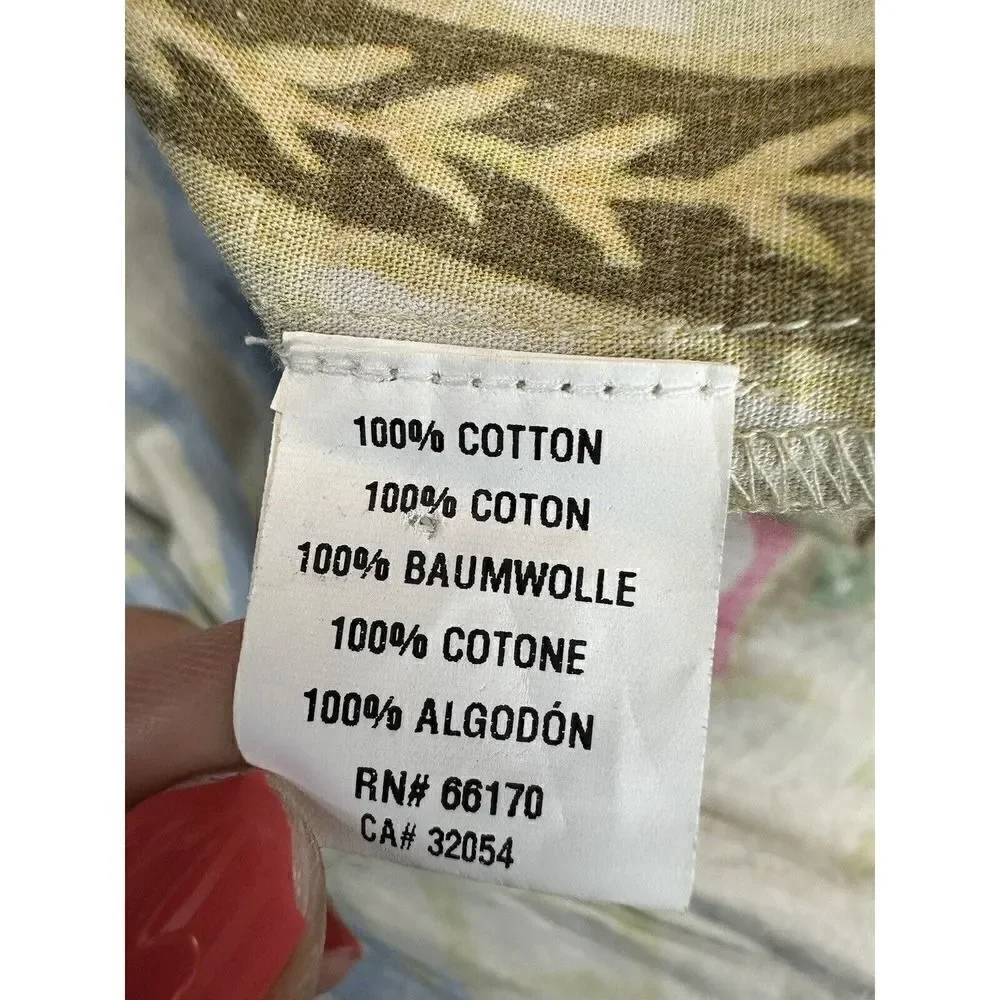 Anthropologie x Conditions Apply Puff-Sleeved Midi Dress Multicolour sz 6 US